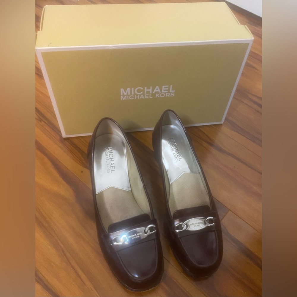 Michael Kors Lainey Mid-Loafer Merlot